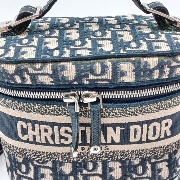 Christian Dior Oblique Small Travel Vanity Case w/Shoulder Strap -1130-092025 - Picture 6 of 16